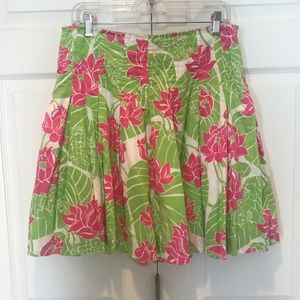 Lilly Pulitzer Pleated Fit and Flare Skirt